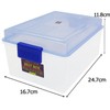 Sanko Plastic Storage Case, Vest Box, Width 6.6 x Depth