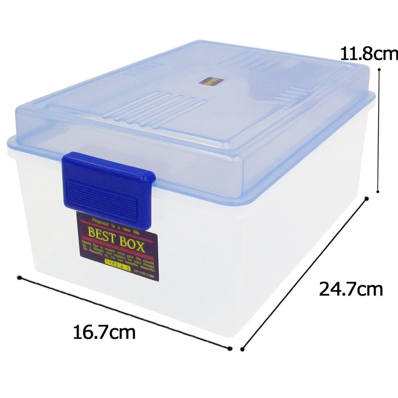 Sanko Plastic Storage Case, Vest Box, Width 6.6 x Depth