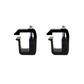 GCi STRONGER BY DESIGN G-1 Clamp for Truck Cap/Camper Shell Black Powder Coated. Made with Structural Aluminum to Ensure Quality and Strength. (2)