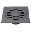 Floor Drain, Square Shower Floor Drains with Black Paint Stainless