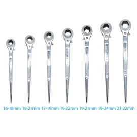 tooloflife Scaffolding Wrench/Ratchet Spanner Steel 16-18mm/18-21mm/17-19mm/19-22mm/19-21mm/21-22mm/19-21mm/19-24mm/21-22mm