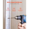 M35 High Speed Steel Drill Bit Set 29 Pcs TiCN