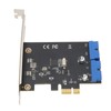 2 Port PCI Express to Dual 20pin USB 3.0 Cards