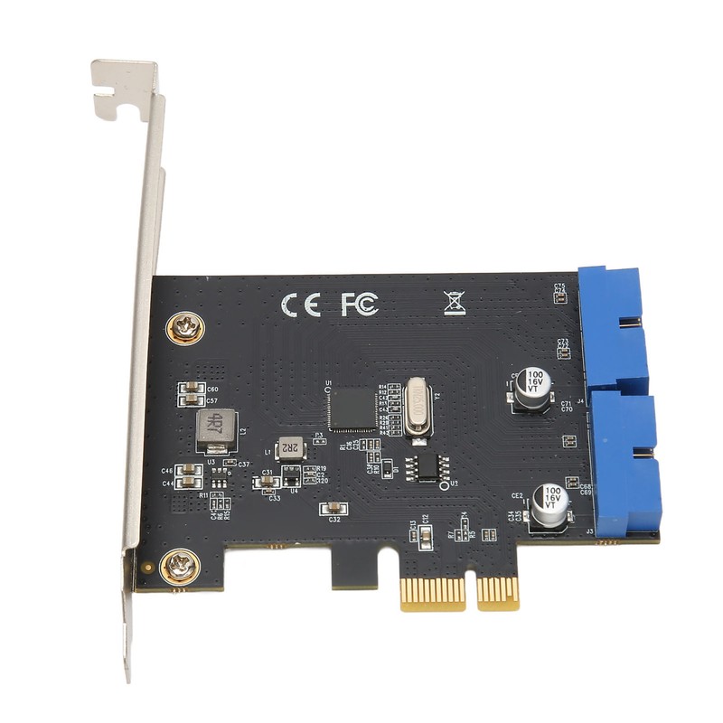 2 Port PCI Express to Dual 20pin USB 3.0 Cards