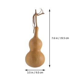 STOBOK 2pcs Hanging Gourd Crafts Gourd Shape Ornament Natural Gourd Practical Desktop Decor DIY Photography Props Gourd for Home Decor