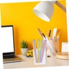 SEWACC Wooden Makeup Organizer Cute Pencil Holder Highlighter Cute Pencil
