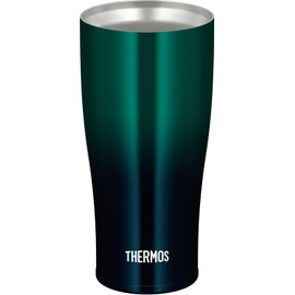 Thermos JDE-422LTD GR-G Vacuum Insulated Tumbler, 14.2 fl oz (420 ml), Green Gradient, Dishwasher Safe, Magic Bottle Structure, Hot and Cold Retention