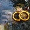 NewDoar Rappel Ring 25kN Gold Large O-Ring Rope Connector for