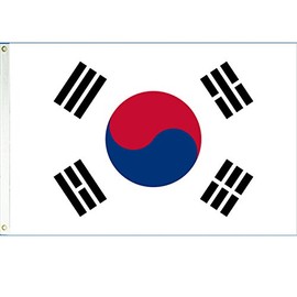 South Korea 3x5 Polyester Flag
