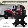 Karbay 2 Pcs 375-525 (8 x 1 Center Hole) Star