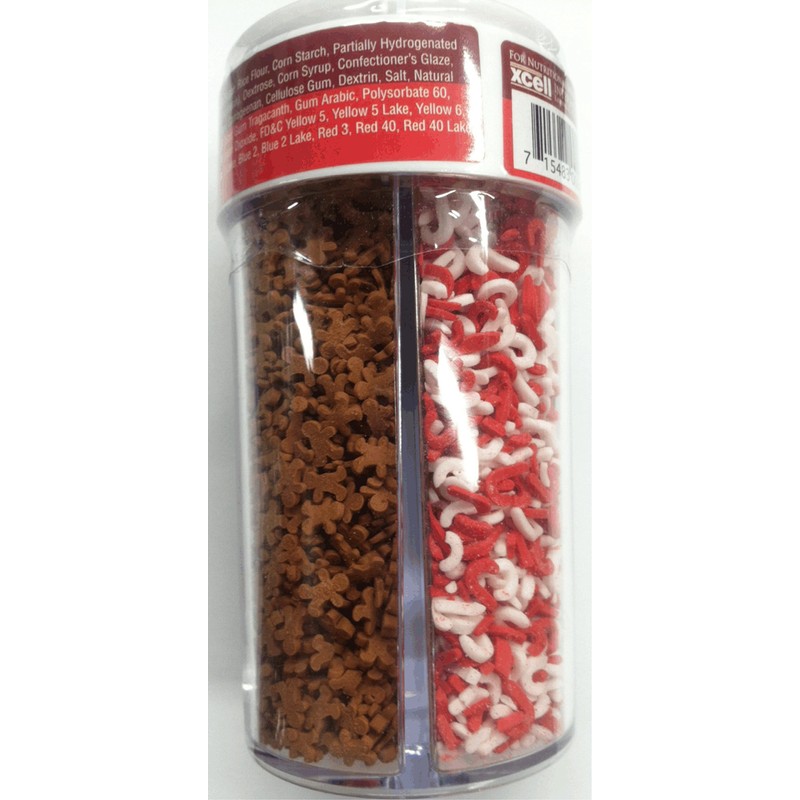 Dean Jacob's 4in1 Holiday Accents & Sprinkles ~ 3.9 oz.
