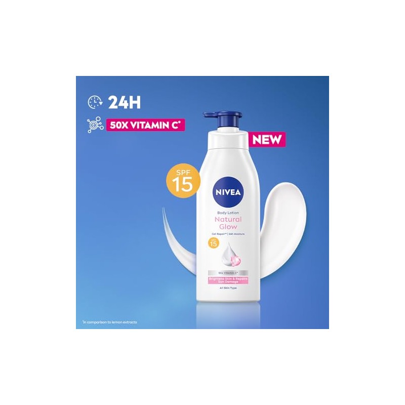 Nivea Extra Whitening Cell Repair Body Lotion Spf 15, 400Ml