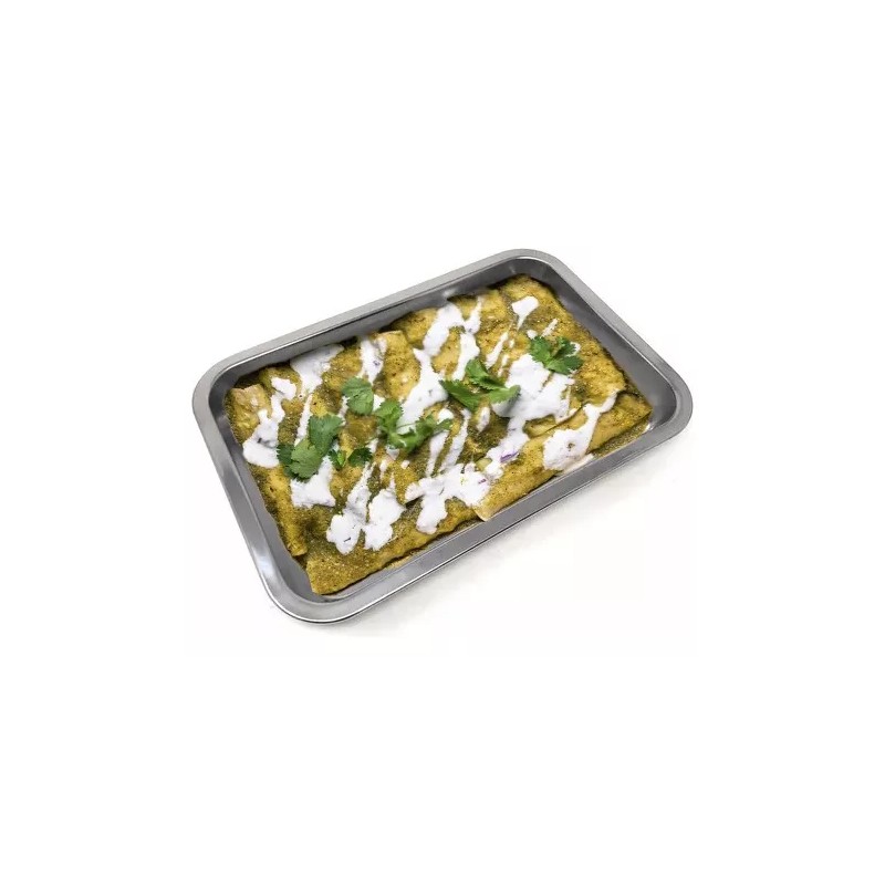 AJC Charola Para Servir Y Cocinar 6 Pack Acero 35x26x5