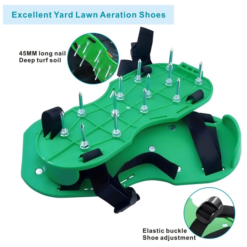 Lawn Aerator Shoes Upgrades Aeration Shoes for Lawn Heavy Strap