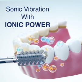 Soladey Rhythm 2, Ionic Power Electric Toothbrush, Solar Panels and TiO2 Semiconductor (Ice Blue), Ready to use Ionic Toothbrush