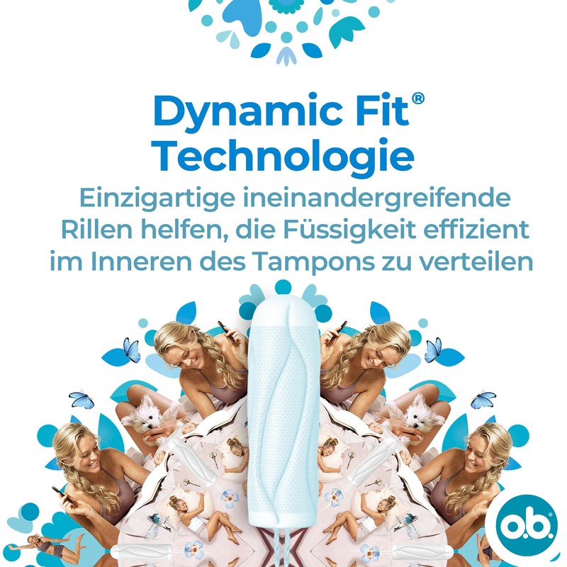 o.b. ProComfort Normal Tampons for Medium to Stronger Days with