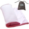 Emur Travel Pillow, Washable, Portable Pillow, Made in Japan, Pink