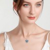 LONAGO Heart Locket Necklace that Hold Two Pictures Heart Cross