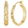 14K Gold Hoop Earrings, Gold Hoop Earrings for Women Trendy,