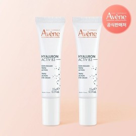 Avene Hyaluron Active B3 Anti-Aging Eye Cream 15ml 2pcs / 아벤느 히알루론 액티브 B3 안티에이징 아이크림 15ml 2개