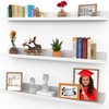 Icona Bay 36 Inch Floating Shelves for Wall, Set of