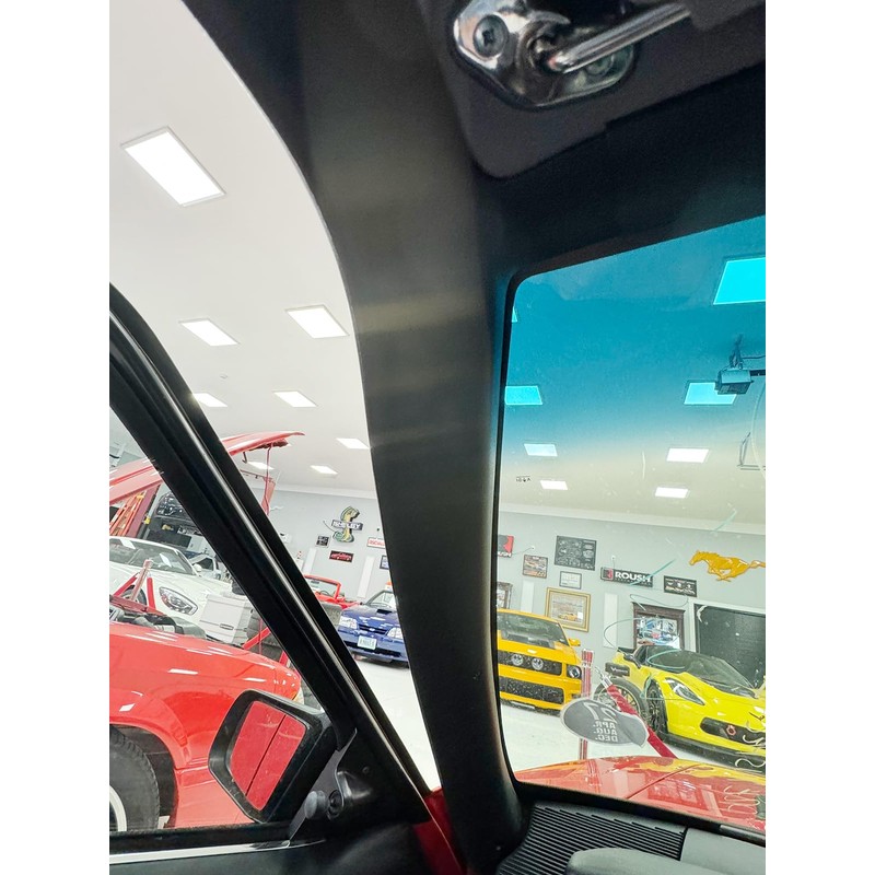 Black Front Windshield A-Pillar Interior Trim Moldings & Hardware for