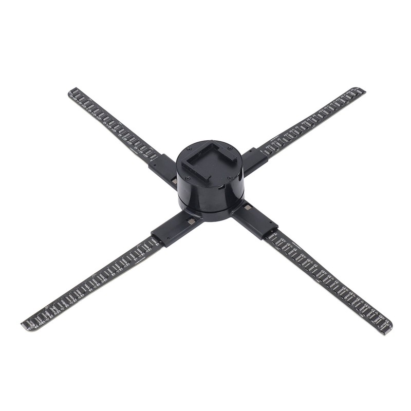 3D Holographic Projector Advertising Display 45cm 4 Blades Fan 2000x510