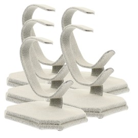 Ciieeo 5pcs Watch Display Stands Bracelet Holders Elegant Jewelry Organizer for Desktop Showcase Wear-resistant Type Design for Watches Bangles