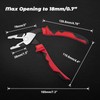 LEONTOOL High Leverage Combination Pliers 7 Inch Angled Head Linesman