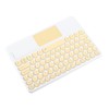 Bluetooth Keyboard Touchpad Round Keycap with Ergonomic Design Stable Connection