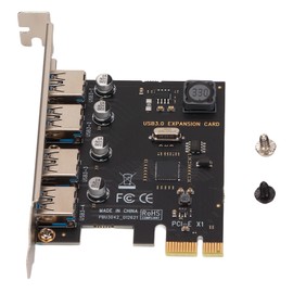 PCI E to USB 3.0 Expansion Card 4 Ports 5Gbps High Speed Supply Free Transmission USB3.0 Expansion Card
