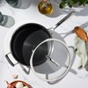 HENCKELS Paradigm 4-qt Saute Pan with Lid, Stainless Steel Nonstick