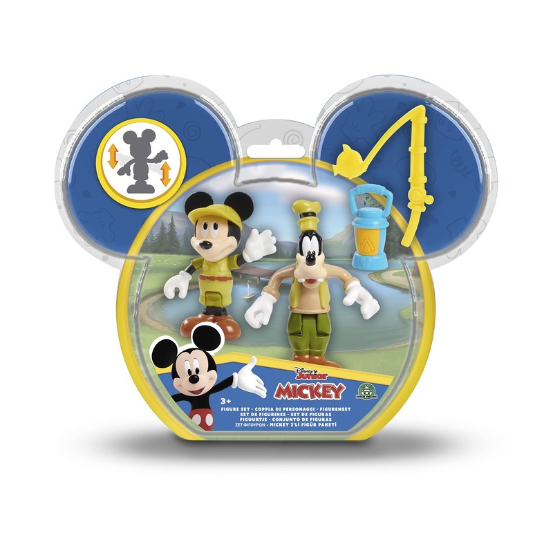 Giochi Preziosi Mickey Mcc043 2 Movable Figures 7.5 cm with