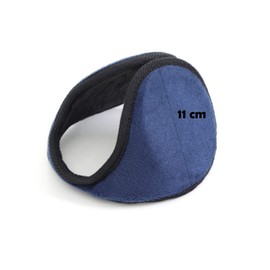 SYXLS Pack of 2 Earmuffs, Fleece Earmuffs for Winter, Knitted Wool Plush Earmuffs for Men and Women, for Boys and Girls, Outdoor, Cycling, Running, Skiing, Brown, Navy