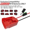 Power Wheel Adapter for Milwaukee 18v Battery m18 Battery Adapter
