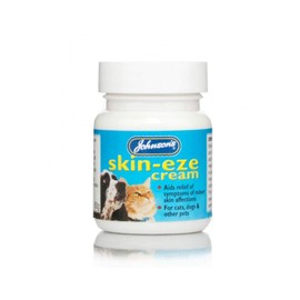 Johnson's Dog Cat Skin Cream Skin-Eze Soothes Minor Skin Problems & Irritations (Skin Eze)