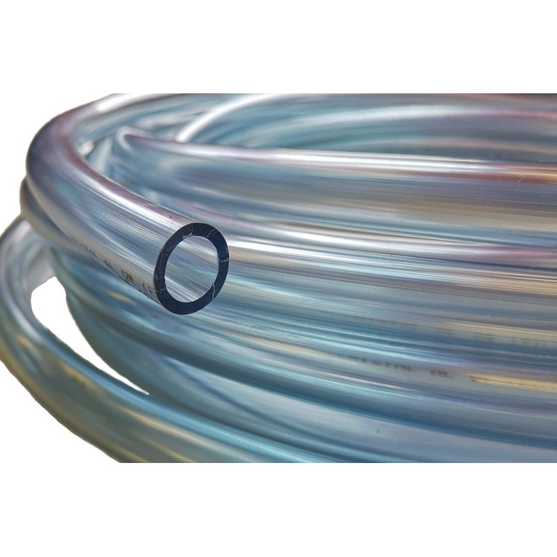 4mm ID x 6mm OD Clear PVC Tube - Water/Air