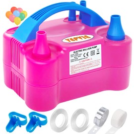 YEPVIE YEPVIE Electric Balloon Pump UK, Portable 2 Modes Balloon Inflator with 6 Balloon Arch Kits, Electric Air Pump for Balloons, Professional Electric Balloon Blower Machine for Birthday Party Decoration