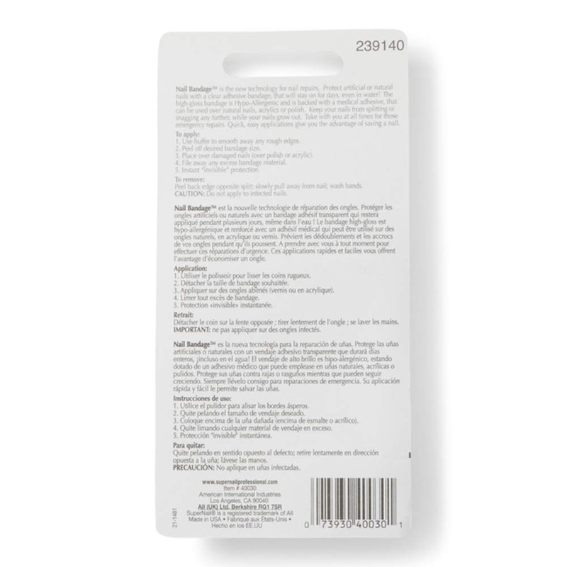 super nail Nail Bandage Instant Nail Repair