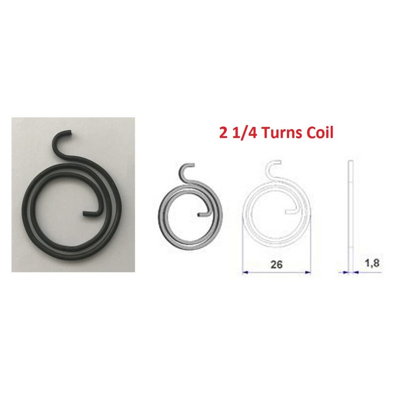 Spring Replacement for Door Handles Internal Coil Repair Circlip Lever