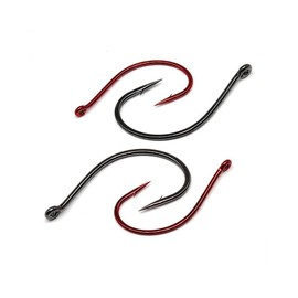 Gamakatsu 50413 Split Shot/Drop Shot Plastic Hook, Black Finish