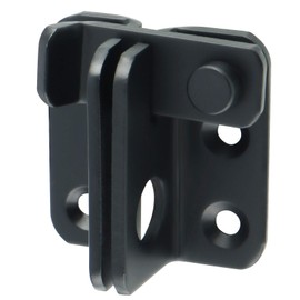 Alise Flip Latch Gate Latches Slide Bolt Latch Safety Door Lock Catch for Barn Cabinet Pet Cage Garden Bathroom Garage Window Sliding Door,MS4001-B Stainless Steel Matte Black