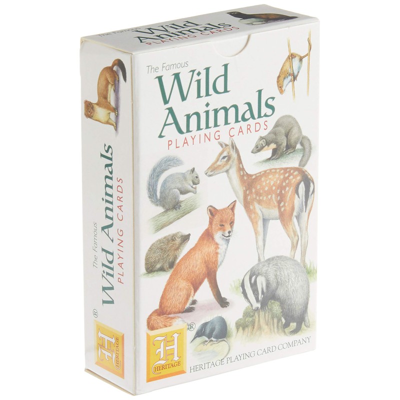 Heritage Playing Cards - Wild Animals Playing Cards