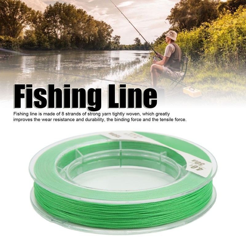 Fishing Line 8 Strands Woven Soft Abrasion Resistant Thin Diameter