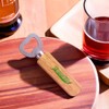 FERMALIFE - Wooden Bottle Opener, Sturdy, Engraveable for Soft Drinks,