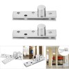 Jeanoko 2 Pieces Revolving Door Hinge 360 Degree Swivel Hinge