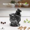 Mortar and Pestle (Black Zebra, 2.5")