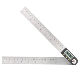 Wengart Digital Angle Finder Ruler,8 Inch / 200 mm,360° Measuring Range,Work for Surveying,Carpentry,Construction, Wall Angle Measurement