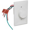 Morris Products 82716 Rotary Dimmer, White, 3-Way, Push to Switch