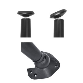 1x 710mm Chrome Angle Folding Table Leg Breakfast Bar Support 40mm Diameter